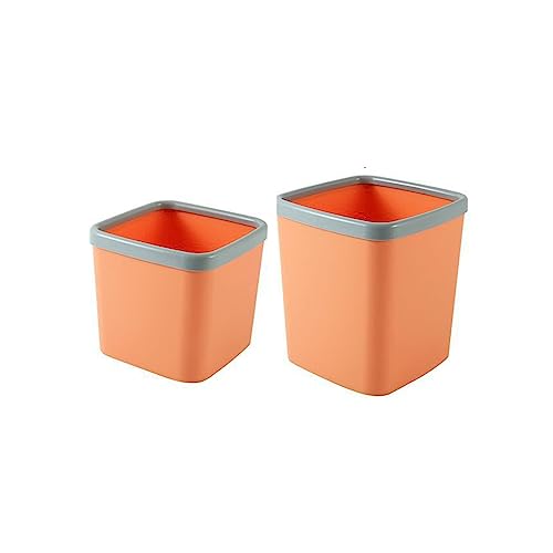 ZHCHAO Kleiner Haushaltsmülleimer mit Druckring Schlafzimmer Nachttisch Lagerung Eimer Theke Wohnzimmer Tisch Mülleimer Korb von ZHCHAO