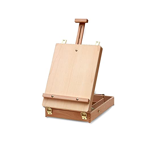 ZHCHAO Netz, Schreibtisch, Laptop, Malkoffer für Staffelei, Malzubehör, multifunktional, Suitcase Künstler von ZHCHAO
