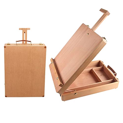 ZHCHAO Staffelei aus Holz zum Malen Skizzen Staffelei Zeichnung Ölkasten Malerei Malerei Kunst Zubehör Künstler Kinder Kinder von ZHCHAO