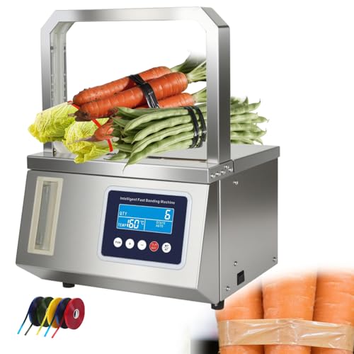 ZHDANB Gemüse-Umreifungsmaschine,einstellbare Spannung, 220 V/110 V, Edelstahl,automatische OPP-bandumreifungsmaschinefür Agrarverpackungen, Großküchen, Frischwarenbündelung 110V60Hz ZHDANB Gemüse-Umreifungsmaschine,einstellbare Spannung, 220 V/110 V, Edelstahl,automatische OPP-bandumreifungsmaschinefür Agrarverpackungen, Großküchen, Frischwarenbündelung 110V60Hz von ZHDANB
