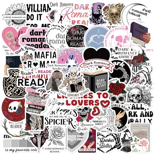 ZHEN DEKO 50 Stück Romantische Aufkleber Wasserfeste Stickers Vinyl Aufkleber Set für Laptop Gitarre Wasserflasche Sammelalbum Tasse Mobiltelefon (Romance Sticker) von ZHEN DEKO