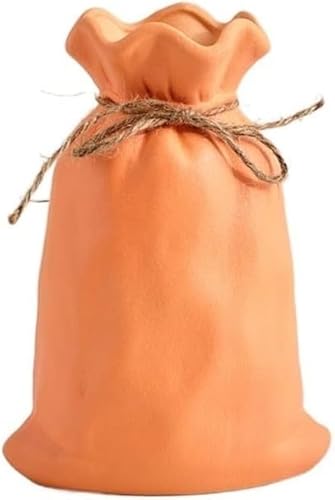 ZHENGYUSW Kreative Keramik-Papiertüte, plissierte Vase, nordisches Zuhause, Wohnzimmer, Dekoration, Übertopf für Blumen, Zimmerdekoration, Blumentopf, Geschenk ZHENGYUSW Kreative Keramik-Papiertüte, plissierte Vase, nordisches Zuhause, Wohnzimmer, Dekoration, Übertopf für Blumen, Zimmerdekoration, Blumentopf, Geschenk von ZHENGYUSW