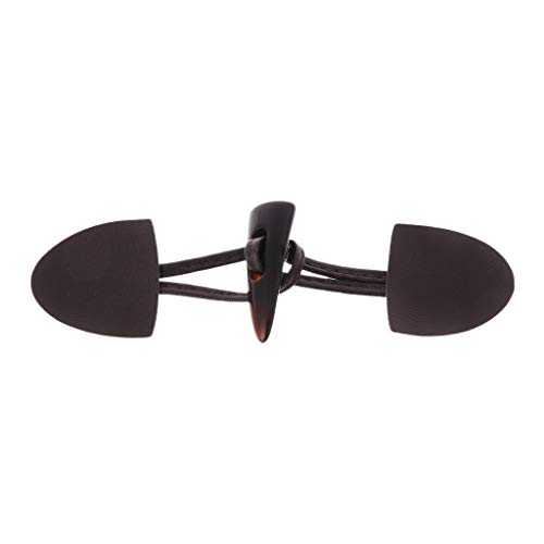 ZHENJIHE 6 Paar Leder Horn Knebelverschluss Knöpfe Mantel Für Jacke Duffle Schal Kleidung ZHENJIHE 6 Paar Leder Horn Knebelverschluss Knöpfe Mantel Für Jacke Duffle Schal Kleidung von ZHENJIHE