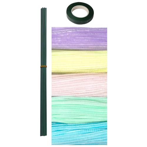 500 Pcs Farbige Rohrreiniger Farbenfrohe Weiche Plüschstiele Mit Eisendraht Und Klebeband Für Kid Craft Project Und Home Decoration Creative Draht Craft Für Home Decoration 500 Pcs Farbige Rohrreiniger Farbenfrohe Weiche Plüschstiele Mit Eisendraht Und Klebeband Für Kid Craft Project Und Home Decoration Creative Draht Craft Für Home Decoration von ZHENNB