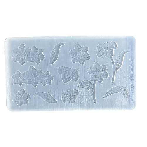 Epoxidharz-Gussform, Blumenteile, Silikonform, Anhänger, Schmuck, Schlüsselanhänger, Dekoration, Basteln Epoxidharz-Gussform, Blumenteile, Silikonform, Anhänger, Schmuck, Schlüsselanhänger, Dekoration, Basteln von ZHENNB