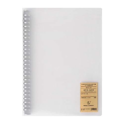 Nachfüllbare 8 Ringe Binder Notebook Journal Mit 60 Blättern Insert Papier Für Die Tägliche Planung Journaling Note Nehmen Sie Plastikbinder von ZHENNB