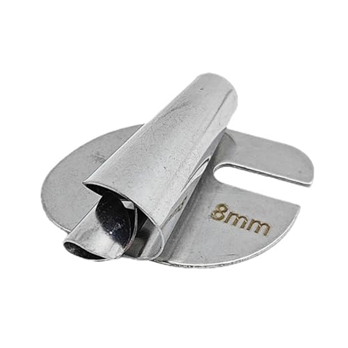 Nähfuß, gerollter Saumfuß, 8 Größen, 3 mm - 10 mm breit, gerollter Saum, Nähfuß, Nahtführung für Nähmaschinen Nähfuß, gerollter Saumfuß, 8 Größen, 3 mm - 10 mm breit, gerollter Saum, Nähfuß, Nahtführung für Nähmaschinen von ZHENNB