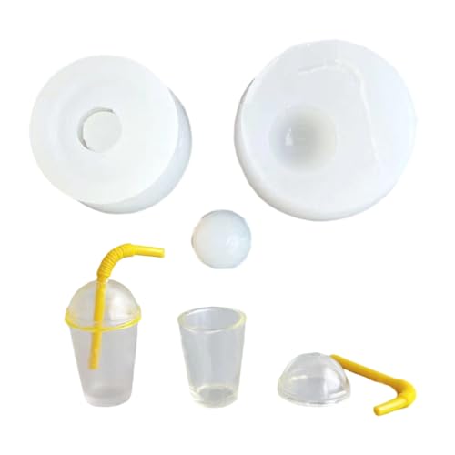 Silikonform Für Miniaturblasen Teas Cup Accessoires Crafting Werkzeug Mit Hohen Detailgenauigkeitstassen Und Strohhandwerk Silikon Für Blasen Tees Dekore von ZHENNB
