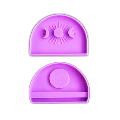 Silikonform mit Sockel für Teelichthalter, kreativ, Sonne, Mond, Kerzenhalter Silikonform mit Sockel für Teelichthalter, kreativ, Sonne, Mond, Kerzenhalter von ZHENNB