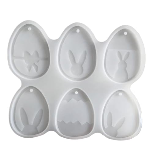 Silikonform zum einfachen Entformen von einzigartigen Hasen, Eiern, Anhängern, Osterdekoration, Hasen, Ornamenten Silikonform zum einfachen Entformen von einzigartigen Hasen, Eiern, Anhängern, Osterdekoration, Hasen, Ornamenten von ZHENNB