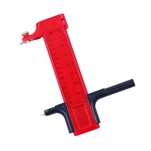 Zirkelschneider, Kreisschneidewerkzeug, verstellbar, präziser Kreisschneider, Kreisschnitt, für Kreise mit einem Durchmesser von 2 cm bis 15 cm von ZHENNB