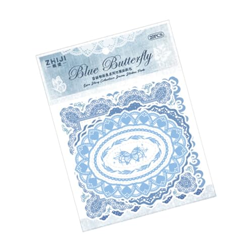 20 Blätter Dekorative Aufkleber Landschaft Retro Stationery Scrapbook Journaling Für Kinder von ZHGFXIN