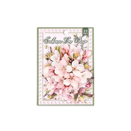 20pcs Blumenblatt Aufkleber Wasserbeständiges Ästhetik Für Wasserflaschen Laptop Auto Scrapbooking Journal Foto Album Haustier Set von ZHGFXIN