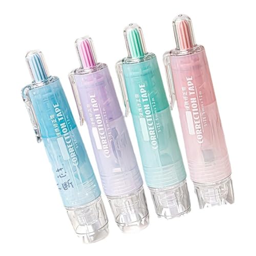 4PCS Korrekturbandrolle 6mx5mm Für Die Notiz Nachfüllbare Weiße Out Korrekturbands Gesamt 24 M Für Die Schule Und Amt Klassenzimmer 4PCS Korrekturbandrolle 6mx5mm Für Die Notiz Nachfüllbare Weiße Out Korrekturbands Gesamt 24 M Für Die Schule Und Amt Klassenzimmer von ZHGFXIN