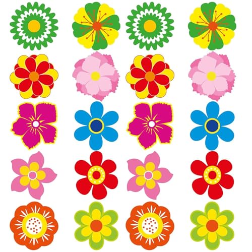 500 Insgesamt Glitzernde Blumenaufkleber Kleber Seal Seal Label Für Scrapbooking Journal Verpackung Kindermotivierer Aufkleber Kreative Journaling Lieferungen Für Erwachsene von ZHGFXIN