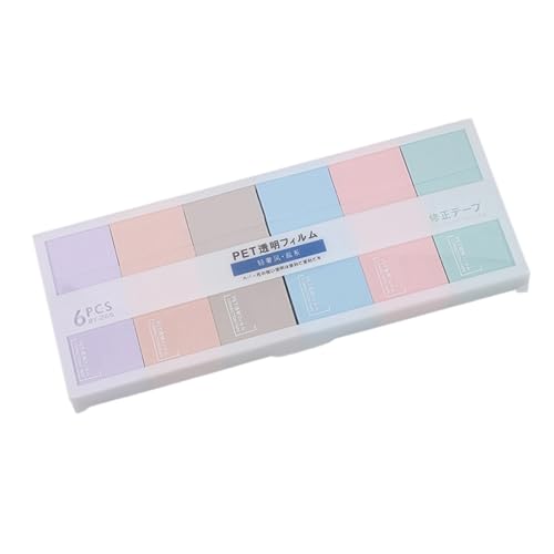 6pcs Korrekturbandrolle 6mx5mm Schnell Trockene Weiße Out Korrekturbänder Insgesamt 36 M Für Schreiben Von Schul Und Büroklebeband 6pcs Korrekturbandrolle 6mx5mm Schnell Trockene Weiße Out Korrekturbänder Insgesamt 36 M Für Schreiben Von Schul Und Büroklebeband von ZHGFXIN