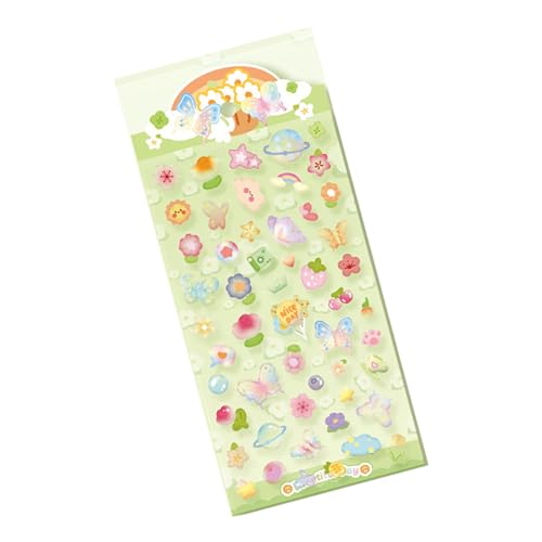 Cartoon Aufkleber Scrapbooking Sea Animal Butterfly Dessert Für Planer Journals Tablet Skateboard Dekoration von ZHGFXIN