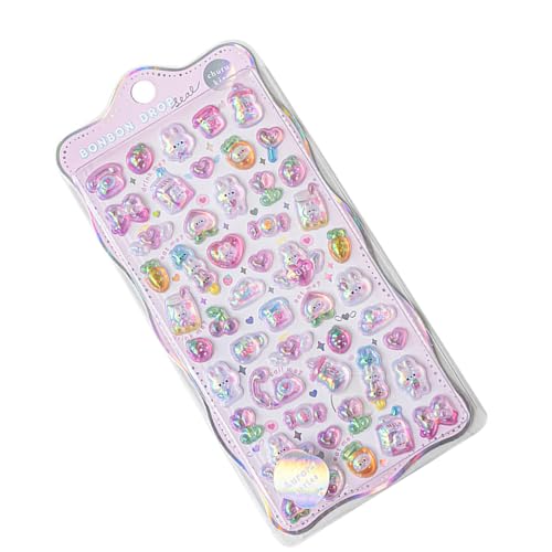 Wasserdichtes Tagebils Schreibweicher Aufkleber Geprägter Set Entzückende Erleichterung Für Handwerk Und Dekorieren Von Tagebuchstaplernaufkleber von ZHGFXIN