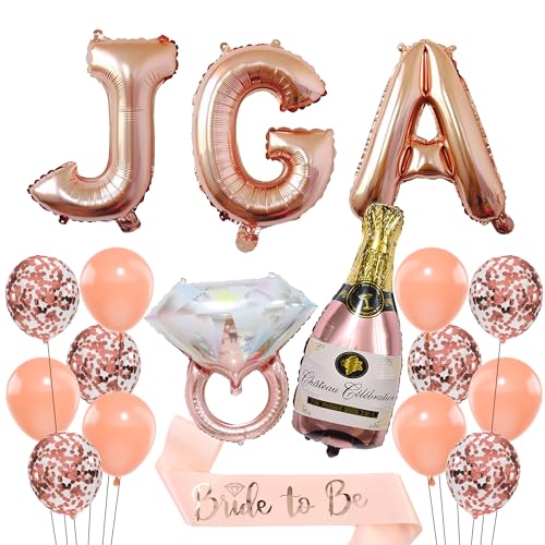 ZHGIUWER Bride to Be Deko, JGA Deko, Junggesellenabschied Frauen Ballon, Luftballons JGA, JGA Ballons, Bride to Be Luftballons, Junggesellenabschied Deko, Bride to Be Ballon von ZHGIUWER