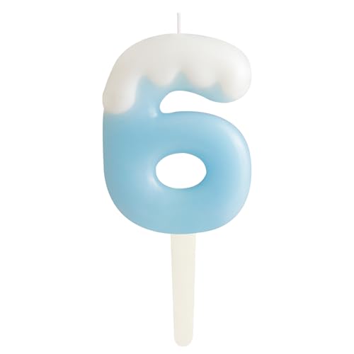 Eis Blau 6.Geburtstag Kerzen, Creme Zahlen 6.Geburtstag Party Dekoration, Geburtstag Kuchen Topper, Happy 6. Geburtstag Kuchen Kerzen für Geburtstag Party Hochzeit Jubiläum Feier Zubehör Eis Blau 6.Geburtstag Kerzen, Creme Zahlen 6.Geburtstag Party Dekoration, Geburtstag Kuchen Topper, Happy 6. Geburtstag Kuchen Kerzen für Geburtstag Party Hochzeit Jubiläum Feier Zubehör von ZHIHUI