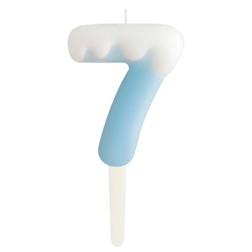 Eis Blau 7.Geburtstag Kerzen, Creme Zahlen 7.Geburtstag Party Dekoration, Geburtstag Kuchen Topper, Happy 7. Geburtstag Kuchen Kerzen für Geburtstag Party Hochzeit Jubiläum Feier Zubehör Eis Blau 7.Geburtstag Kerzen, Creme Zahlen 7.Geburtstag Party Dekoration, Geburtstag Kuchen Topper, Happy 7. Geburtstag Kuchen Kerzen für Geburtstag Party Hochzeit Jubiläum Feier Zubehör von ZHIHUI