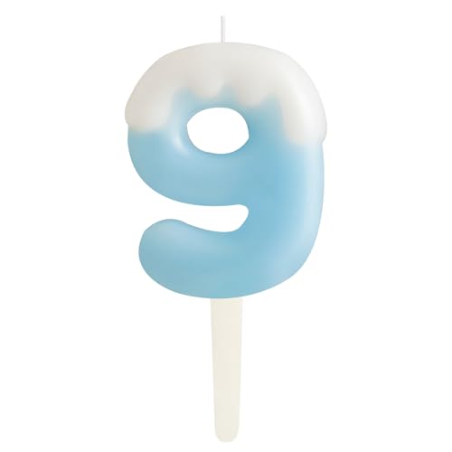 Eis Blau 9.Geburtstag Kerzen, Creme Zahlen 9.Geburtstag Party Dekoration, Geburtstag Kuchen Topper, Happy 9. Geburtstag Kuchen Kerzen für Geburtstag Party Hochzeit Jubiläum Feier Zubehör Eis Blau 9.Geburtstag Kerzen, Creme Zahlen 9.Geburtstag Party Dekoration, Geburtstag Kuchen Topper, Happy 9. Geburtstag Kuchen Kerzen für Geburtstag Party Hochzeit Jubiläum Feier Zubehör von ZHIHUI