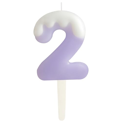 Eis Lila; 2.Geburtstag Kerzen, Creme Zahlen 2.Geburtstag Party Dekoration, Geburtstag Kuchen Topper, Happy 2. Geburtstag Kuchen Kerzen für Geburtstag Party Hochzeit Jubiläum Feier Zubehör Eis Lila; 2.Geburtstag Kerzen, Creme Zahlen 2.Geburtstag Party Dekoration, Geburtstag Kuchen Topper, Happy 2. Geburtstag Kuchen Kerzen für Geburtstag Party Hochzeit Jubiläum Feier Zubehör von ZHIHUI