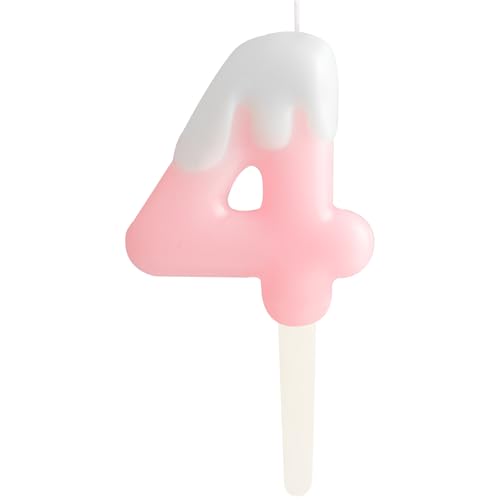 Eis Rosa 4.Geburtstag Kerzen, Creme Zahlen 4.Geburtstag Party Dekoration, Geburtstag Kuchen Topper, Happy 4. Geburtstag Kuchen Kerzen für Geburtstag Party Hochzeit Jubiläum Feier Zubehör Eis Rosa 4.Geburtstag Kerzen, Creme Zahlen 4.Geburtstag Party Dekoration, Geburtstag Kuchen Topper, Happy 4. Geburtstag Kuchen Kerzen für Geburtstag Party Hochzeit Jubiläum Feier Zubehör von ZHIHUI