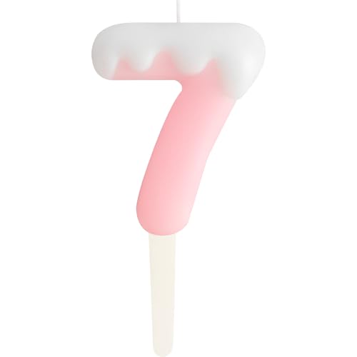 Eis Rosa 7.Geburtstag Kerzen, Creme Zahlen 7.Geburtstag Party Dekoration, Geburtstag Kuchen Topper, Happy 7. Geburtstag Kuchen Kerzen für Geburtstag Party Hochzeit Jubiläum Feier Zubehör Eis Rosa 7.Geburtstag Kerzen, Creme Zahlen 7.Geburtstag Party Dekoration, Geburtstag Kuchen Topper, Happy 7. Geburtstag Kuchen Kerzen für Geburtstag Party Hochzeit Jubiläum Feier Zubehör von ZHIHUI