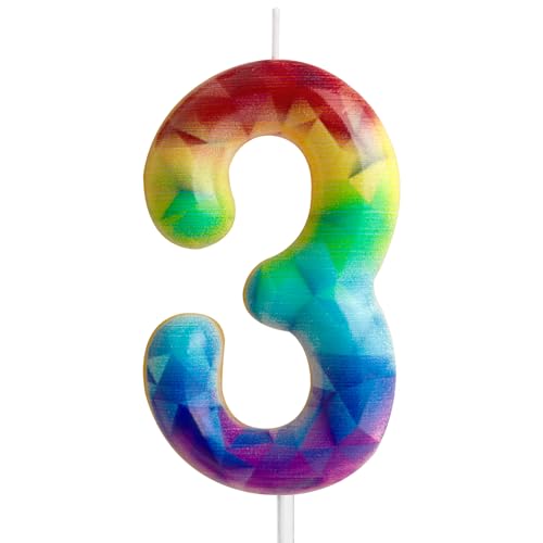 ZHIHUI Geburtstagskerzen, bunte 3D-Zahlen, Party-Dekoration, niedliche, glänzende Zahlenkerze, Geburtstagskuchenaufsatz für Kinder, Jungen, Mädchen, Geburtstag, Dusche, Kuchen, Party-Dekoration, ZHIHUI Geburtstagskerzen, bunte 3D-Zahlen, Party-Dekoration, niedliche, glänzende Zahlenkerze, Geburtstagskuchenaufsatz für Kinder, Jungen, Mädchen, Geburtstag, Dusche, Kuchen, Party-Dekoration, von ZHIHUI