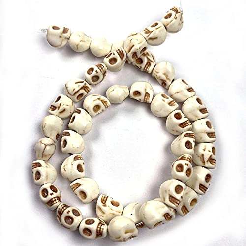Perlen, geschnitzt, Totenkopfform, Howlith, Türkis, Naturstein, Abstandshalter, Schmuck, Bohemian-Stil, Boho-Stil, Halskette, Ohrringe, baumelndes Armband, Zubehör, DIY (10 x 12 mm, beiger Totenkopf) Perlen, geschnitzt, Totenkopfform, Howlith, Türkis, Naturstein, Abstandshalter, Schmuck, Bohemian-Stil, Boho-Stil, Halskette, Ohrringe, baumelndes Armband, Zubehör, DIY (10 x 12 mm, beiger Totenkopf) von ZHITENG