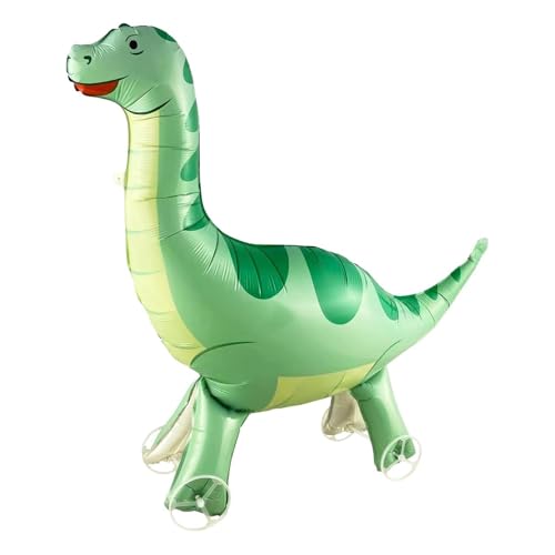 ZHITENG Folienballon Stehend Mit Rädern Dinosaurier, Luftballon Tiere 3D Luftballon Stehend Luftballons geburtstag, Luftballons Tiere für Dschungel Deko Geburtstag, Party Animals Kindergeburtstag Deko von ZHITENG