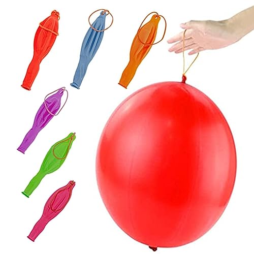 ZHIYE 6 große Luftballons für Kinder, 35,6 cm, robust, starke Stanzballons, Partytütenfüller, ideal für Partyspiele, drinnen oder draußen von ZHIYE