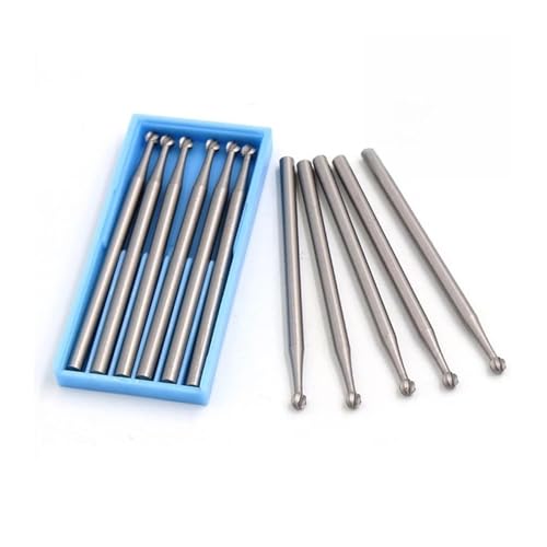 1-11 stücke 0,3-2,3mm Kugelfräser Wolfram Stahl Gravur Schnitzmesser 2,35 Schaft Schaftfräser Router Bit Holzfräser(6pcs (1box),0.8mm) von ZHLWei