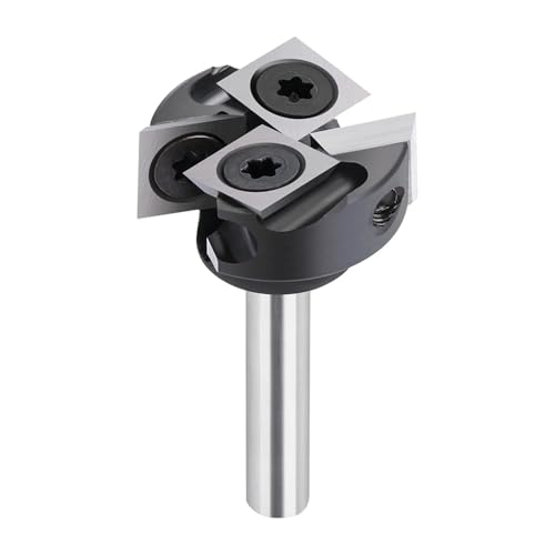 4 flöten Gesicht Ende Fräser for Holz 6mm Schaft Hobel Bits Einsatz-Stil Spoilboard CNC Oberfläche Router Bit von ZHLWei