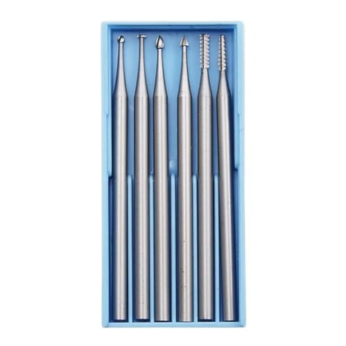 6 Stück/Box, 2,35 mm Griff, Wolframstahl, Schnitzschneider, Walnusskern, Schmuckwerkzeug, Holz, 1,4/2,3 mm(1 box 1.4mm) von ZHLWei