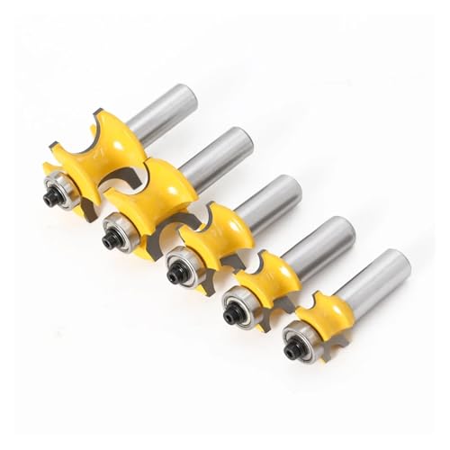 ZHLWei 1–5-teiliges Fräser-Set, C3, Hartmetall, 1,27 cm Schaft, 12 mm, for Holzbearbeitung ZHLWei 1–5-teiliges Fräser-Set, C3, Hartmetall, 1,27 cm Schaft, 12 mm, for Holzbearbeitung von ZHLWei