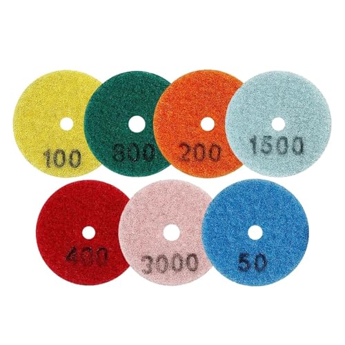 ZHLWei 2 Zoll Diamant-Trockenpolierpad Schleifmittel Granit Marmor Schleifscheibe 50mm Schleifscheiben Keramik Steinpolierer ZHLWei 2 Zoll Diamant-Trockenpolierpad Schleifmittel Granit Marmor Schleifscheibe 50mm Schleifscheiben Keramik Steinpolierer von ZHLWei
