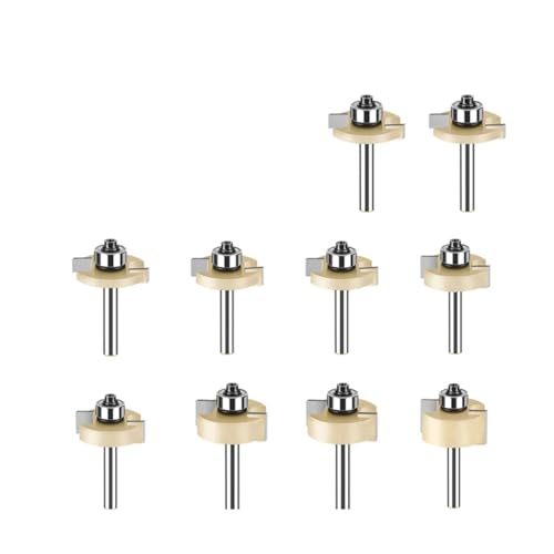 ZHLWei 6mm 1/4in Schaft T-Slot Router Bit T Typ Stoßen Cutter Mit Lager Rabbeting Fräsen Holzbearbeitung Werkzeuge ZHLWei 6mm 1/4in Schaft T-Slot Router Bit T Typ Stoßen Cutter Mit Lager Rabbeting Fräsen Holzbearbeitung Werkzeuge von ZHLWei