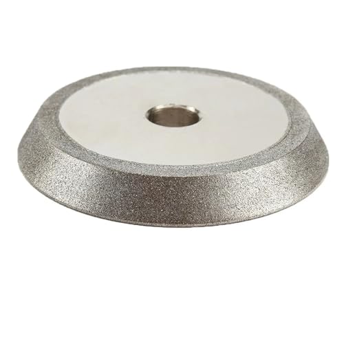 ZHLWei 78mm Diamantschleifscheibe mit 45/60/90° Winkel, galvanisierter Kreis für Schleifmaschine, Frässchneider aus Wolframstahl und Metall. ZHLWei 78mm Diamantschleifscheibe mit 45/60/90° Winkel, galvanisierter Kreis für Schleifmaschine, Frässchneider aus Wolframstahl und Metall. von ZHLWei