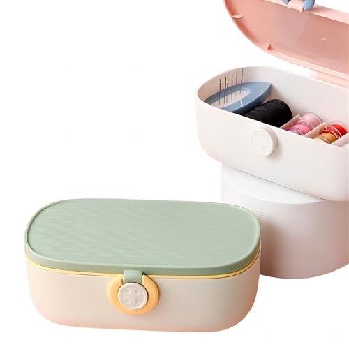Tragbar Nähset Nähzubehör, nähkästchen nähkörbe für Anfänger, Reisende, Perfekt Näh Geschenk-box Grün Tragbar Nähset Nähzubehör, nähkästchen nähkörbe für Anfänger, Reisende, Perfekt Näh Geschenk-box Grün von ZHONG AN