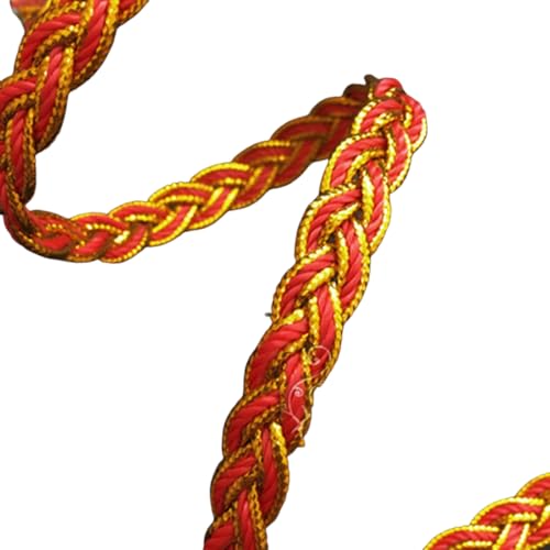 10 mm geflochtener Polyesterstoff zum Nähen und Basteln, 10 mm breit, 9,1 m 10 mm geflochtener Polyesterstoff zum Nähen und Basteln, 10 mm breit, 9,1 m von ZHONGJIUYUAN