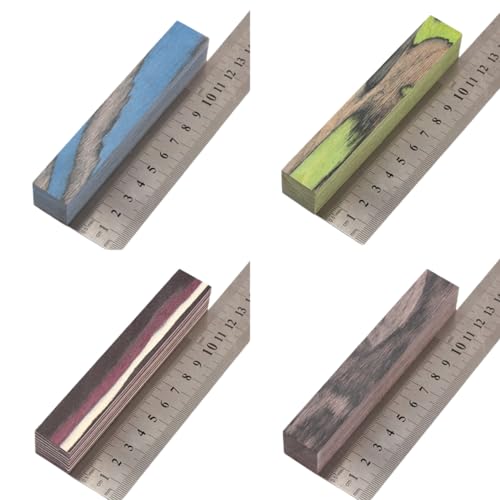 120 x 20 x 20 mm Holzstift-Rohlinge, Bastelset, 4 Farben 120 x 20 x 20 mm Holzstift-Rohlinge, Bastelset, 4 Farben von ZHONGJIUYUAN