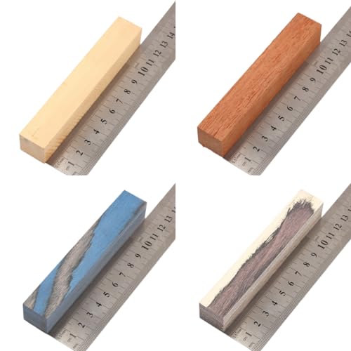 120 x 20 x 20 mm Holzstift-Rohlinge, Stift-Drehzubehör, Bastelset, 4 Farben 120 x 20 x 20 mm Holzstift-Rohlinge, Stift-Drehzubehör, Bastelset, 4 Farben von ZHONGJIUYUAN