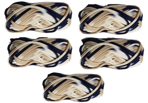 5 Knäuel (500 g) #11 T-Shirt-Garn zum Häkeln und Stricken, weich, leicht, nahtlos, einfach zu verwenden von ZHONGJIUYUAN