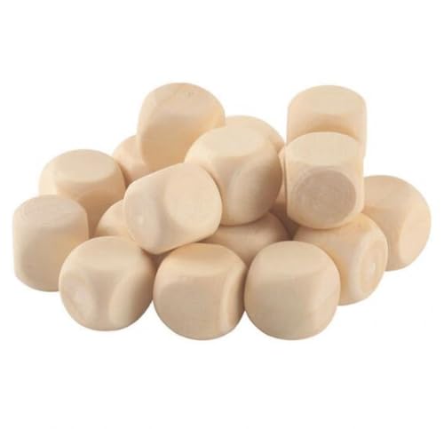 Blanko-Holzwürfel, unlackiert, quadratisch, 6-seitig, mit abgerundeten Ecken, für Bastelprojekte, 12 mm, 500 Stück Blanko-Holzwürfel, unlackiert, quadratisch, 6-seitig, mit abgerundeten Ecken, für Bastelprojekte, 12 mm, 500 Stück von ZHONGJIUYUAN