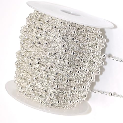 Edelstahl-Ketten, flache Gliederkette für Schmuckherstellung, Bastelarbeiten, 2 mm, 5 m, Birnenfarbe Edelstahl-Ketten, flache Gliederkette für Schmuckherstellung, Bastelarbeiten, 2 mm, 5 m, Birnenfarbe von ZHONGJIUYUAN
