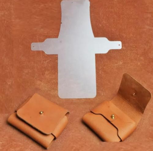 Leder-Brieftaschen-Vorlage für Lederwaren, Schnittmuster-Vorlage, Kunststoff-Mini-Lineal, Bastelarbeiten, Nähwerkzeuge Leder-Brieftaschen-Vorlage für Lederwaren, Schnittmuster-Vorlage, Kunststoff-Mini-Lineal, Bastelarbeiten, Nähwerkzeuge von ZHONGJIUYUAN
