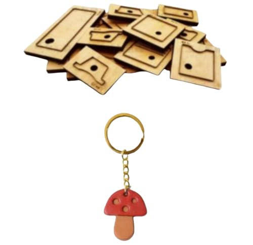 Leder-Stanzform, Lederwaren, Holz-Stanzform für Bastelarbeiten, Pilz-Hängedekoration von ZHONGJIUYUAN