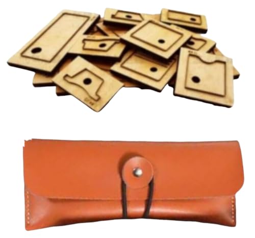 Leder-Stanzform, Lederwaren, Holz-Stanzform für Bastelarbeiten, Stifteetui Leder-Stanzform, Lederwaren, Holz-Stanzform für Bastelarbeiten, Stifteetui von ZHONGJIUYUAN